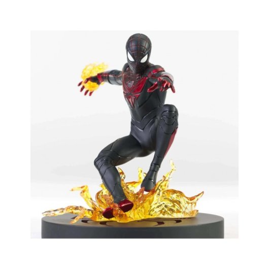 Figura Spider-man Miles Morales Gamerverse Marvel Diorama 18 Cms