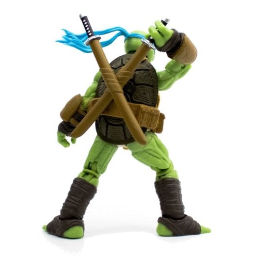Figura Leonardo Las Tortugas Ninja Articulada 13 Cms