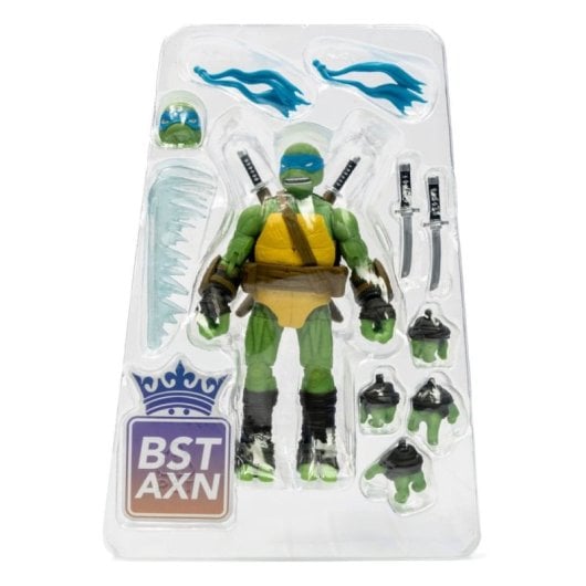 Figura Leonardo Las Tortugas Ninja Articulada 13 Cms