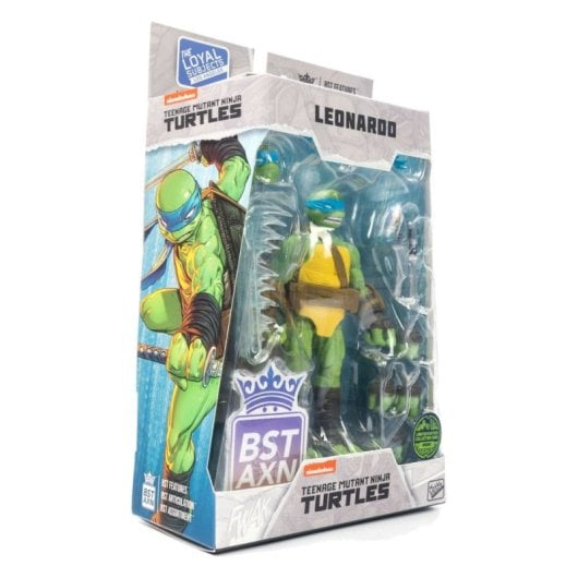 Figura Leonardo Las Tortugas Ninja Articulada 13 Cms