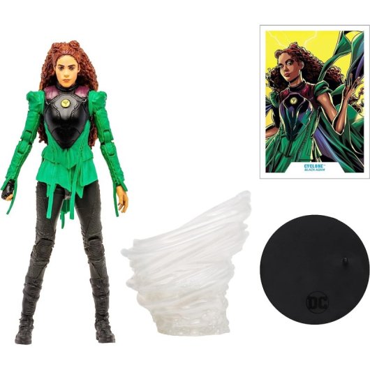 Figura Cyclone Black Adam Dc Multiverse Articulada 18 Cms