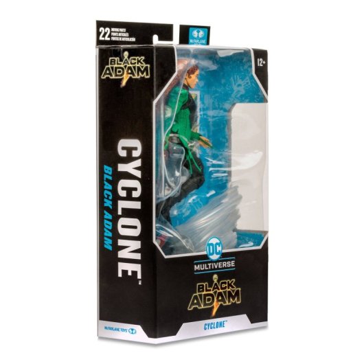 Figura Cyclone Black Adam Dc Multiverse Articulada 18 Cms