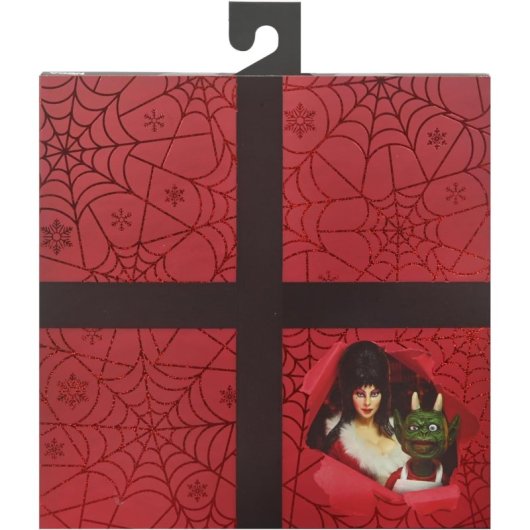 Figura Elvira Scary Xmas Deluxe Elvira Articulada 20 Cms