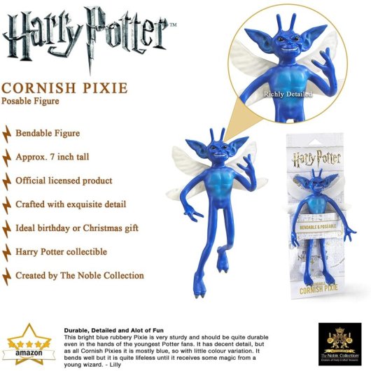 Figura Maleable Cornish Pixie Harry Potter 18 Cms