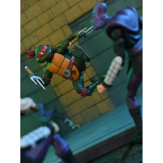 Figura Ultimate Raphael Is Cool But Rude Tmnt Las Tortugas Ninja Articulada 18 Cms
