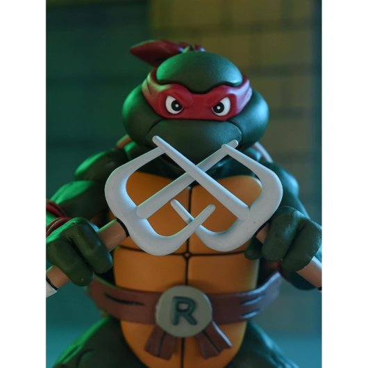 Figura Ultimate Raphael Is Cool But Rude Tmnt Las Tortugas Ninja Articulada 18 Cms