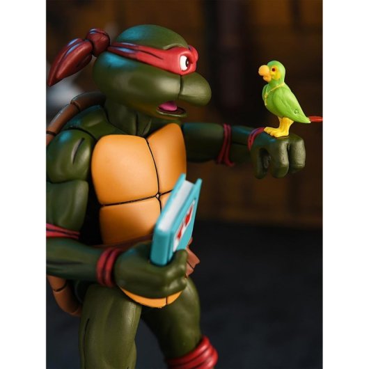 Figura Ultimate Raphael Is Cool But Rude Tmnt Las Tortugas Ninja Articulada 18 Cms
