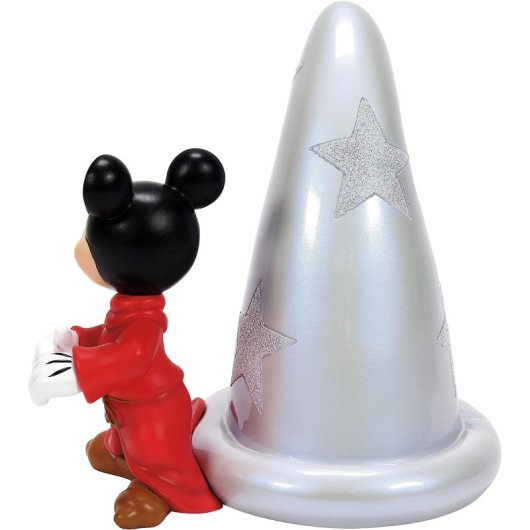 Figura Mickey Mouse Con Sombrero Aprendiz De Brujo Disney 100 Aniversario Decorativa 12,7 Cms