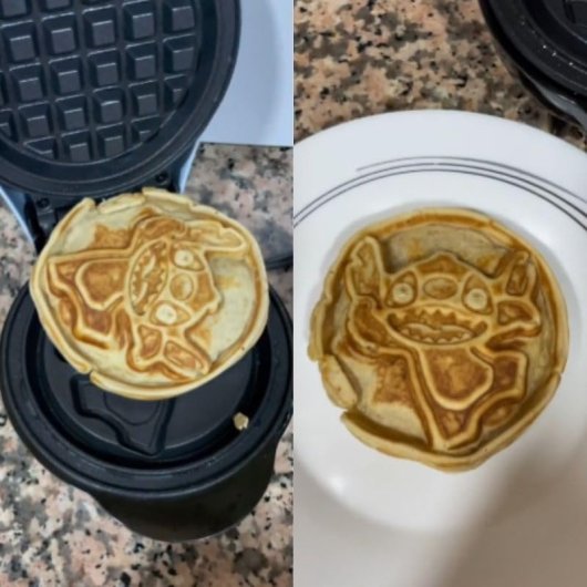 Mini Wafelijzer Disney Stitch Select Brands Hawaïaans Design