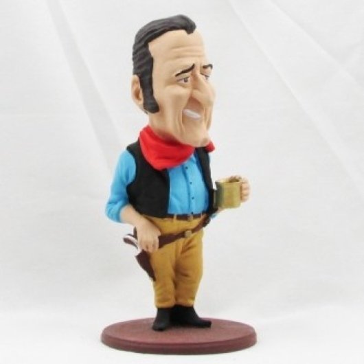 Figura John Wayne Artesanal 20 Cms