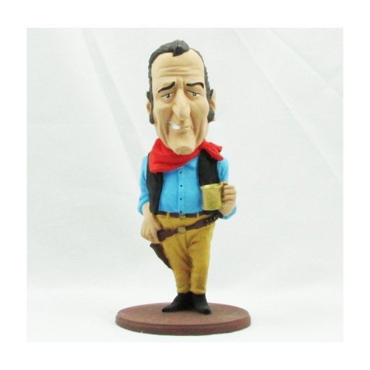 Figura John Wayne Artesanal 20 Cms