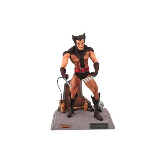 Actiefiguur Diamond Select Marvel Select Wolverine Unmasked 18 cm Diorama