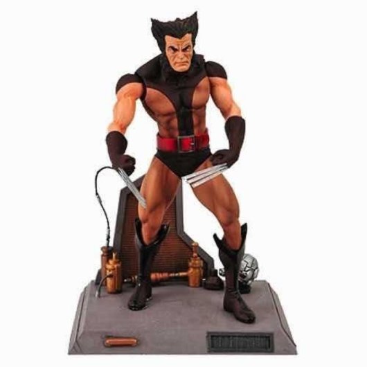 Actiefiguur Diamond Select Marvel Select Wolverine Unmasked 18 cm Diorama