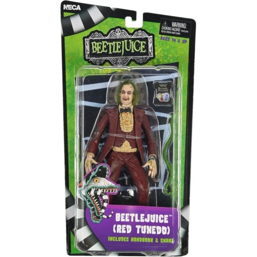 Figura Beetlejuice Red Tuxedo Articulada 18 Cms