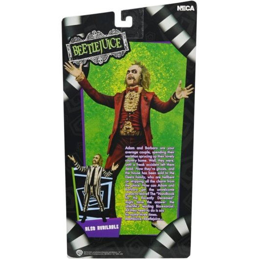 Figura Beetlejuice Red Tuxedo Articulada 18 Cms