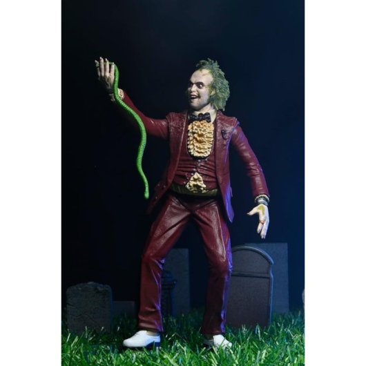 Figura Beetlejuice Red Tuxedo Articulada 18 Cms