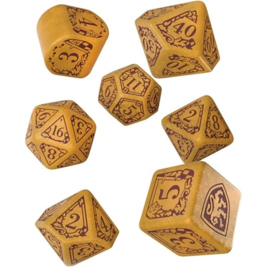 Set Dados Gryffindor Harry Potter Dorados