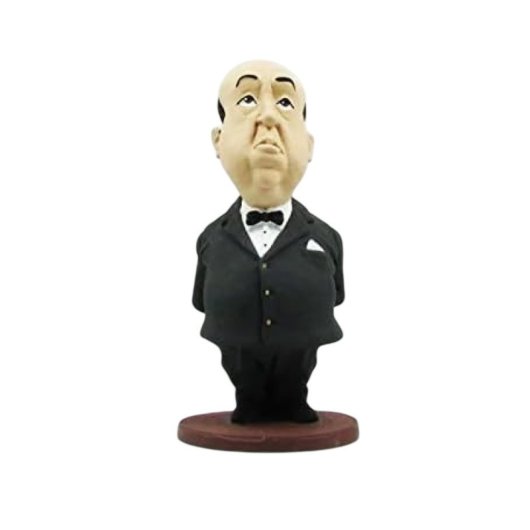 Figura Alfred Hitchcock Artesanal 20 Cms