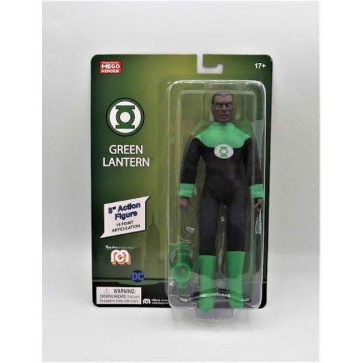 Figura Linterna Verde Green Lantern Dc Comics Retro 20 Cms