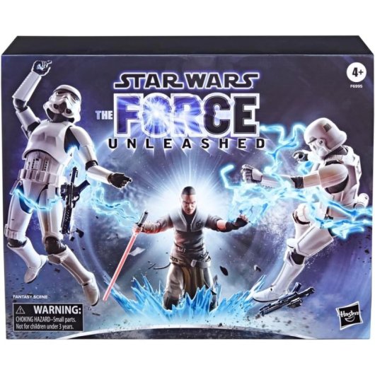Set Figuras Starkiller & Stormtroopers Star Wars The Force Unleashed Articulada 15 Cms