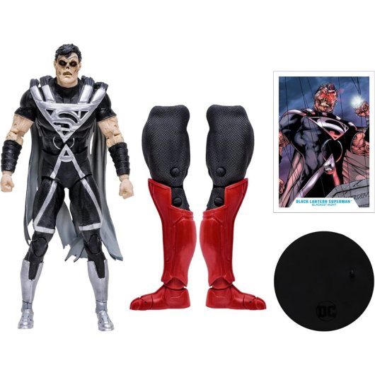 Figura Green Lantern Superman Blackest Night Articulada 18 Cms