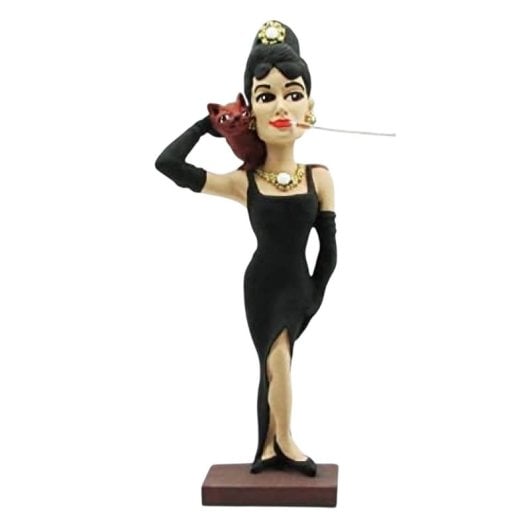 Figura Audrey Hepburn Artesanal 26 Cms