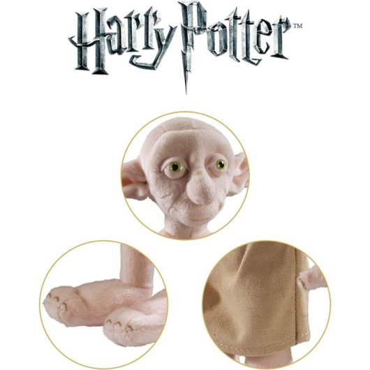 Pluche Dobby Harry Potter 35 cm Officieel Wizarding World