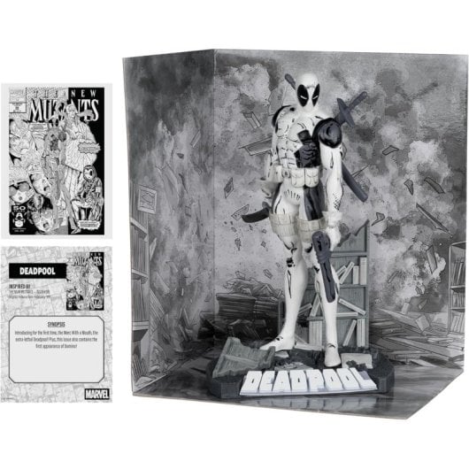 Figura Deadpool Tinta The New Mutants Gold Label Marvel 25 Cms