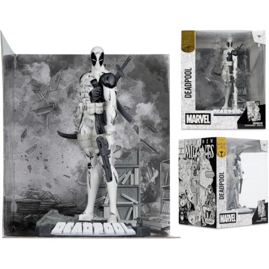 Figura Deadpool Tinta The New Mutants Gold Label Marvel 25 Cms