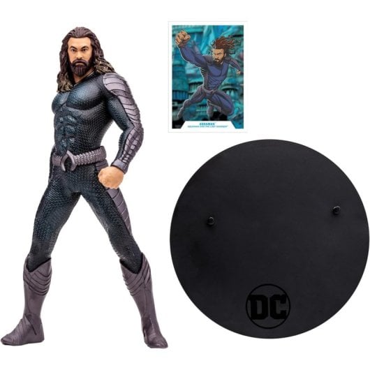 Figura Aquaman Con Stealth Suit Aquaman Y El Reino Perdido Dc Megafig 30 Cms