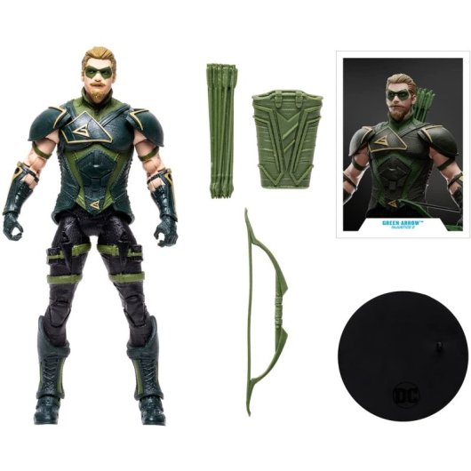 Figura Green Arrow Injustice 2 Dc Articulada 18 Cms