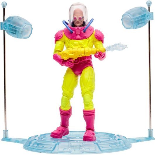 Figura Mr. Freeze The Ice Crimes Of Mr. Zero! Black Light Edition Dc Edición Limitada Articulada 18 Cms