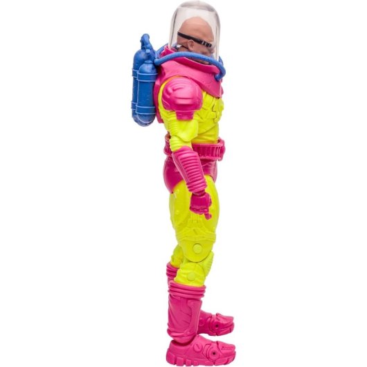 Figura Mr. Freeze The Ice Crimes Of Mr. Zero! Black Light Edition Dc Edición Limitada Articulada 18 Cms