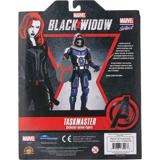 Figura Taskmaster Black Widow Marvel Select Articulada 18 Cms