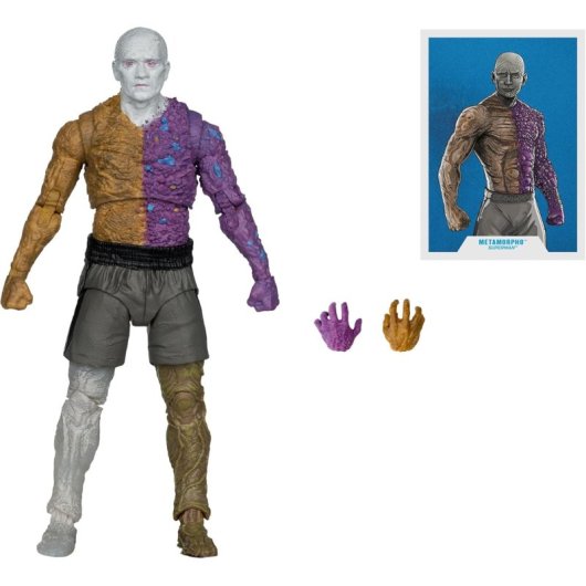 Figura Metamorpho Superman Dc Multiverse Articulada 18 Cms