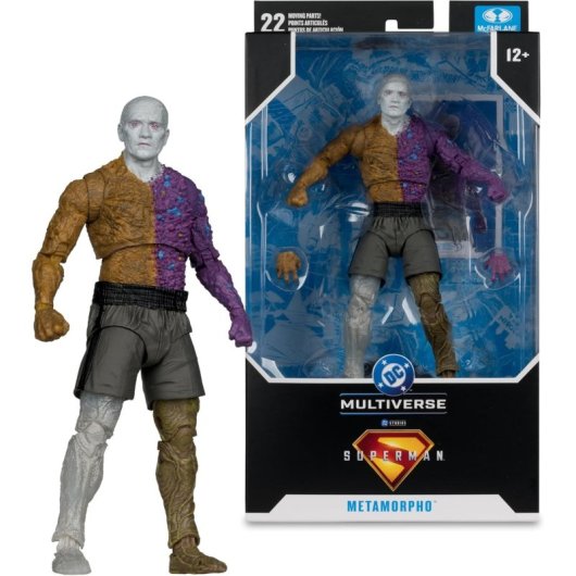 Figura Metamorpho Superman Dc Multiverse Articulada 18 Cms