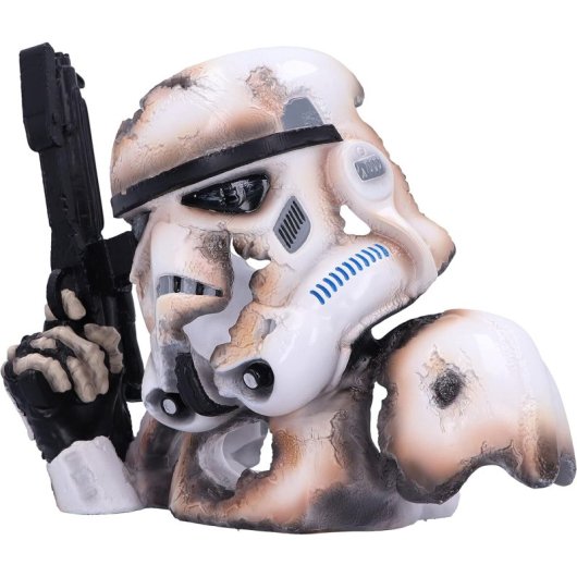 Figura Busto Stormtrooper Quemado Star Wars 23,5 Cms