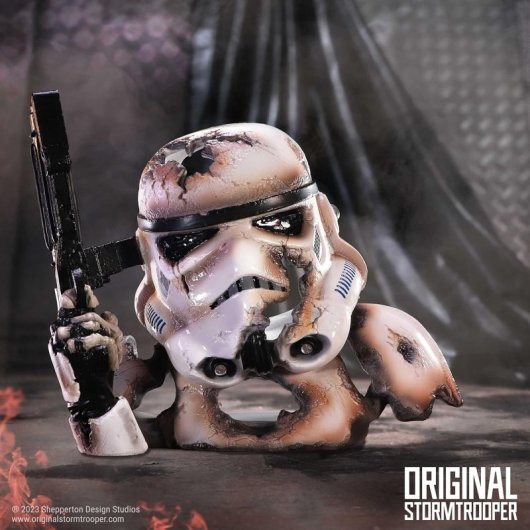 Figura Busto Stormtrooper Quemado Star Wars 23,5 Cms