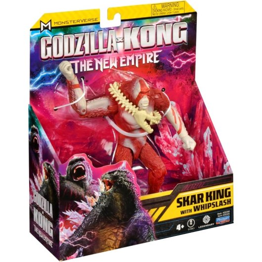 Figura Skar King Con Latigo Godzilla X Kong: The New Empire 15 Cms