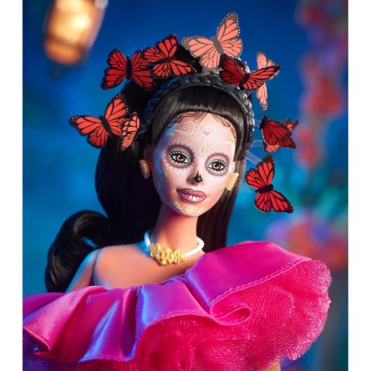 Figura Barbie Catrina Día De Los Muertos Signature Articulada 28 Cms