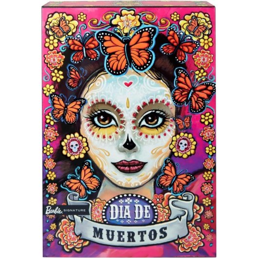 Figura Barbie Catrina Día De Los Muertos Signature Articulada 28 Cms