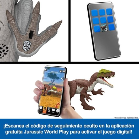 Figura Spiclypeus Con Sonido Jurassic World Rebirth Articulada 15 Cms