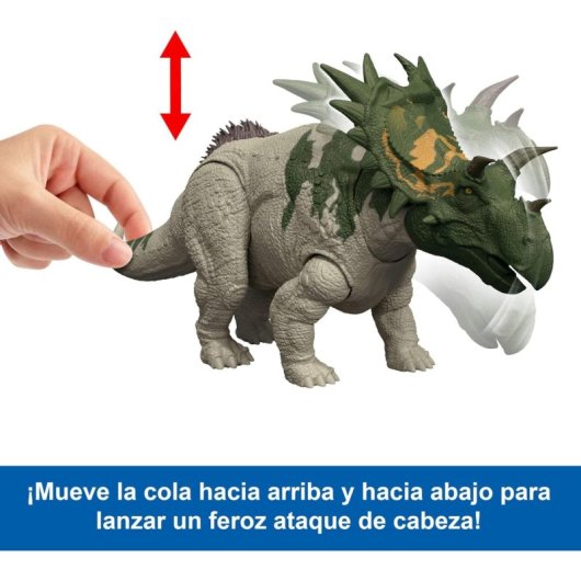 Figura Spiclypeus Con Sonido Jurassic World Rebirth Articulada 15 Cms