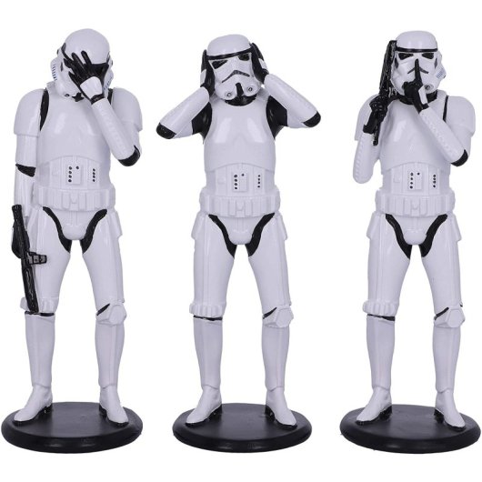 Figura Stormtrooper Nemesis Now Three Wise Star Wars 14 cm Resina