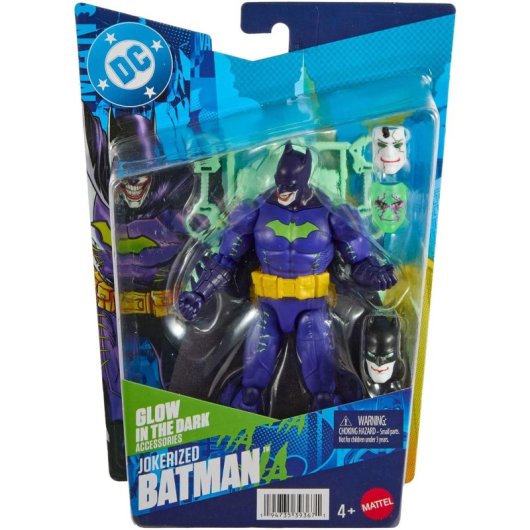 Figura Jokerized Batman Dc Articulada 15 Cms