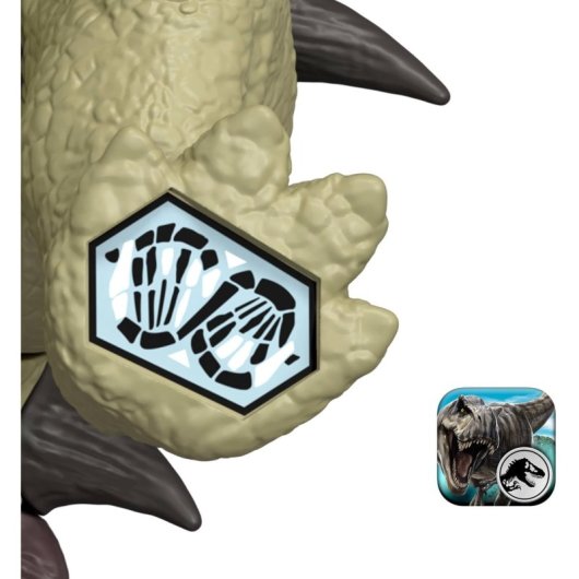 Figura Ankylosaurus Con Sonido Jurassic World Rebirth Articulada 12 Cms