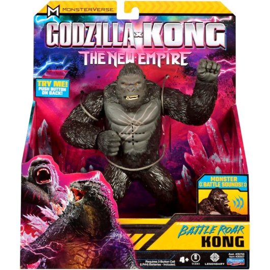 Figurine Kong Battle Roar Godzilla x Kong The New Empire Articulée 18 cm