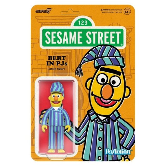 Figura Blas En Pijama Barrio Sésamo Articulada 10 Cms