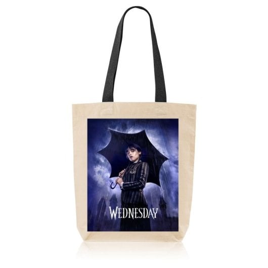 Tote Bag Wednesday Hoge Kwaliteit Katoen Digitale Print Serie TV