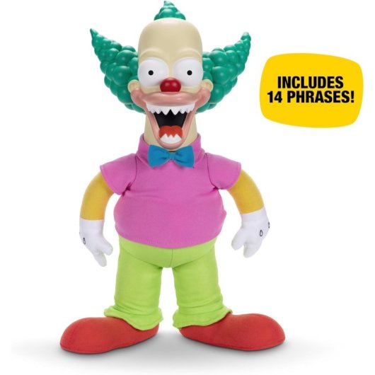 Figura Talking Krusty Los Simpsons 44 Cms